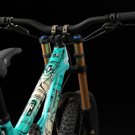 mtb frame protection kit top tube hasie and the robots CHONK design product image