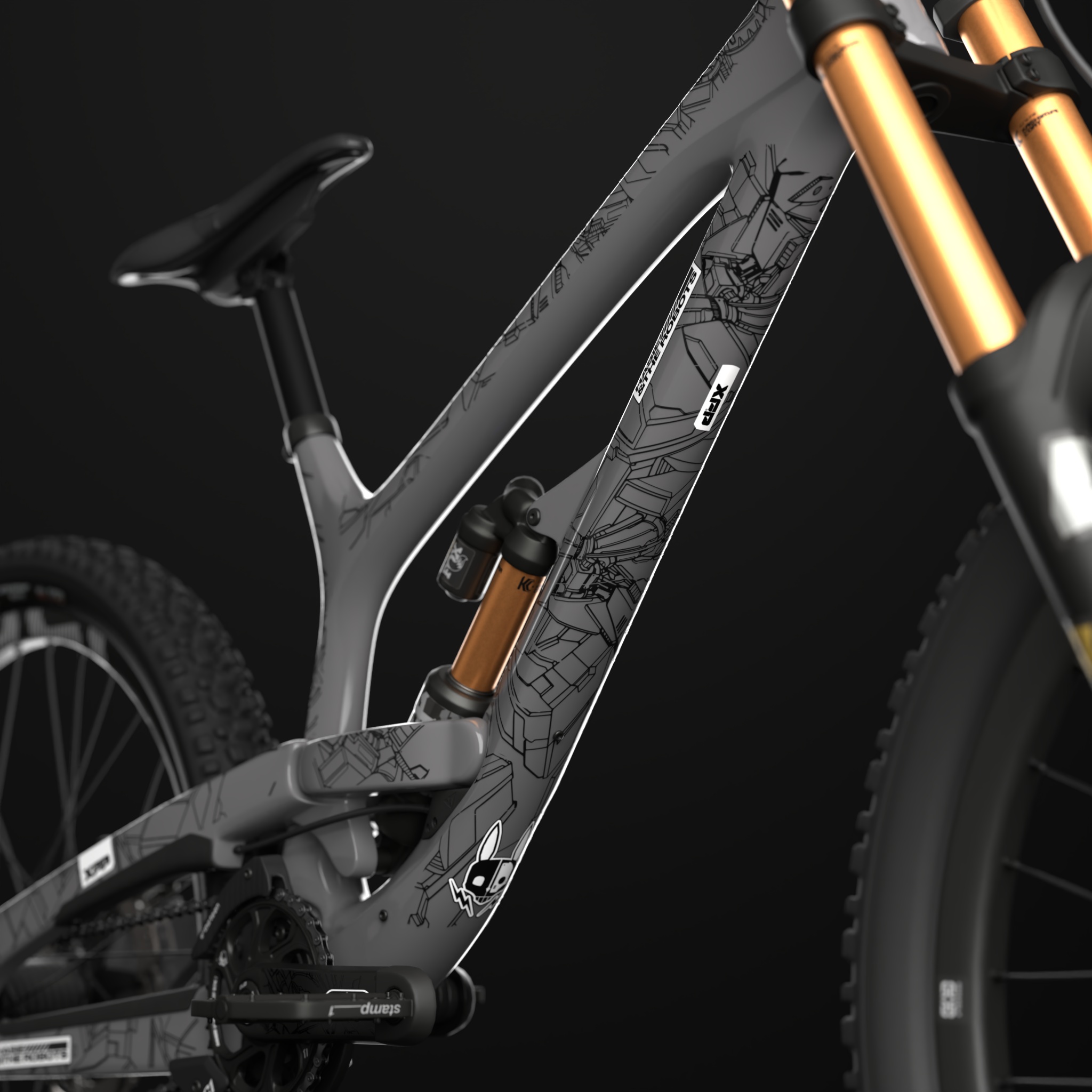 XFP Clear | Empire | MTB Frame Protection Kit - Image 4