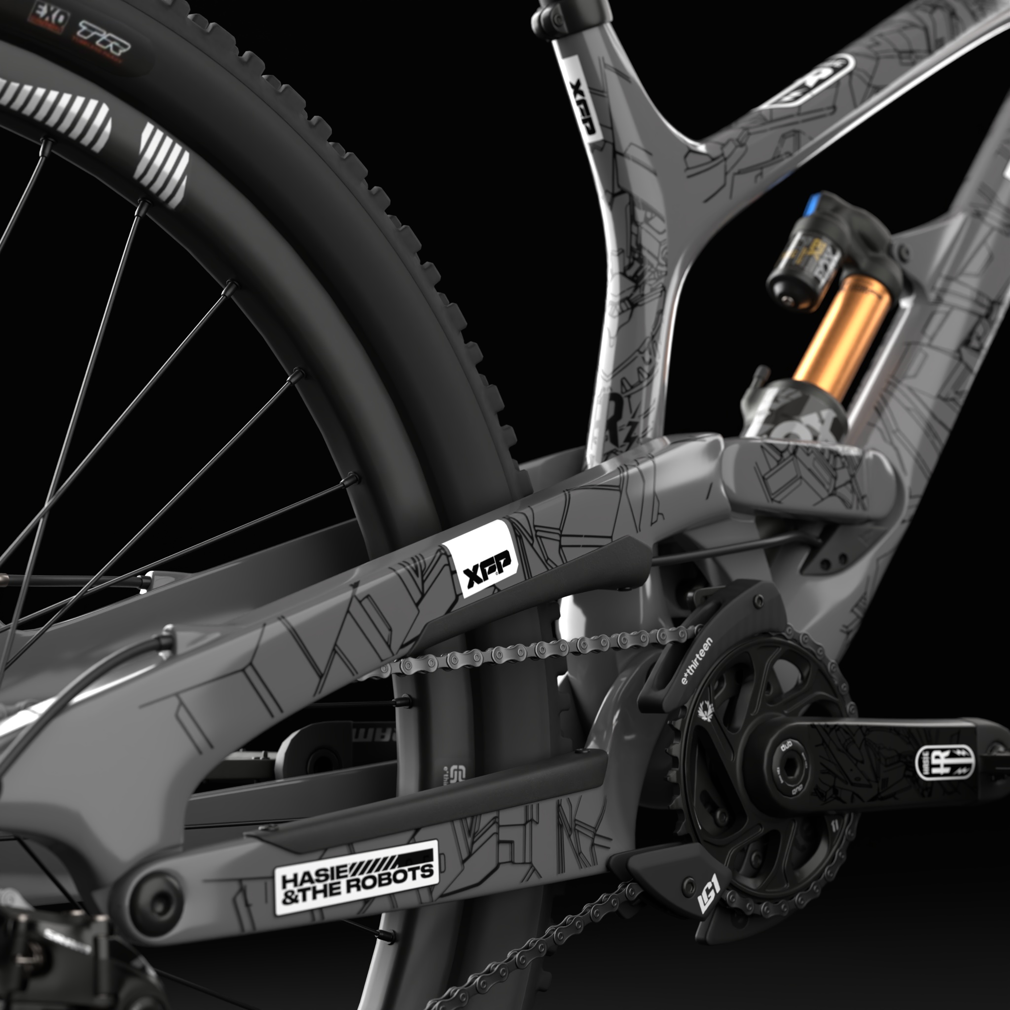 XFP Clear | Empire | MTB Frame Protection Kit - Image 3