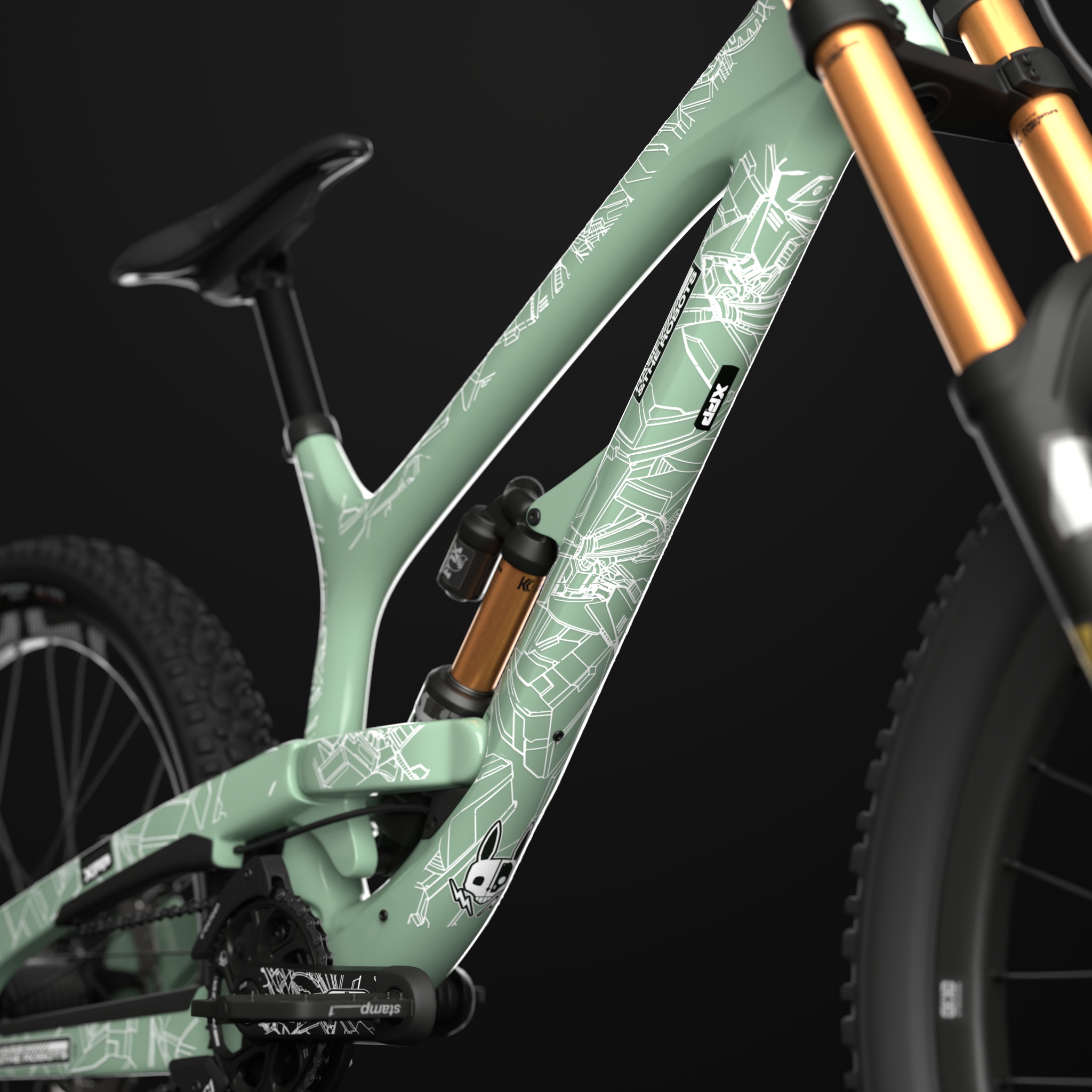 XFP Clear | Empire | MTB Frame Protection Kit - Image 8