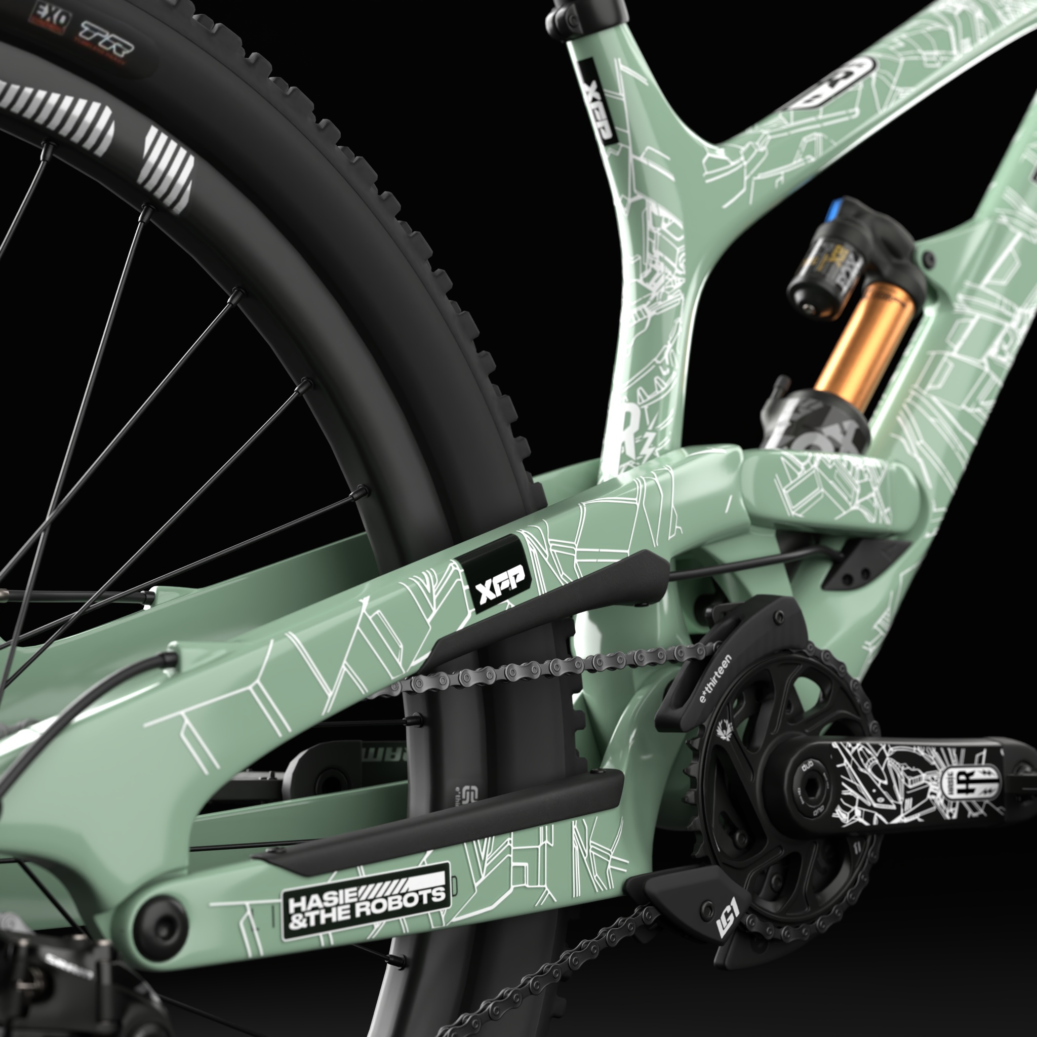 XFP Clear | Empire | MTB Frame Protection Kit - Image 7
