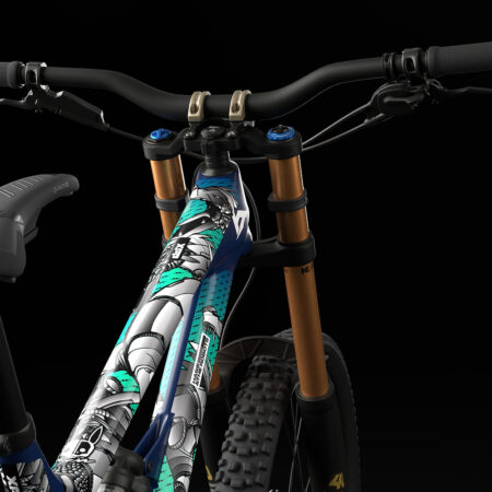 XFP | Twin Dragon | Printed MTB Frame Protection Kit
